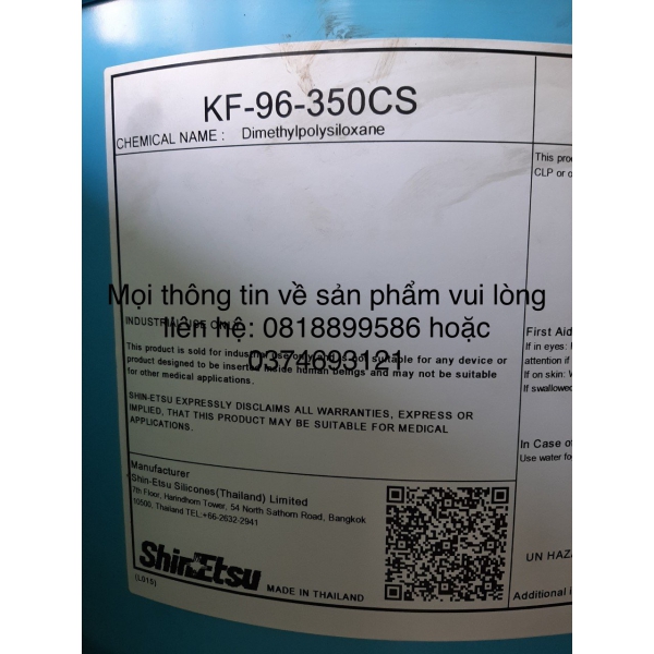 Dầu Silicone bôi trơn chỉ may KF-96-1000cs, KF-96-350cs, KF-96-100cs